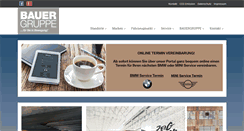 Desktop Screenshot of bauergruppe.de